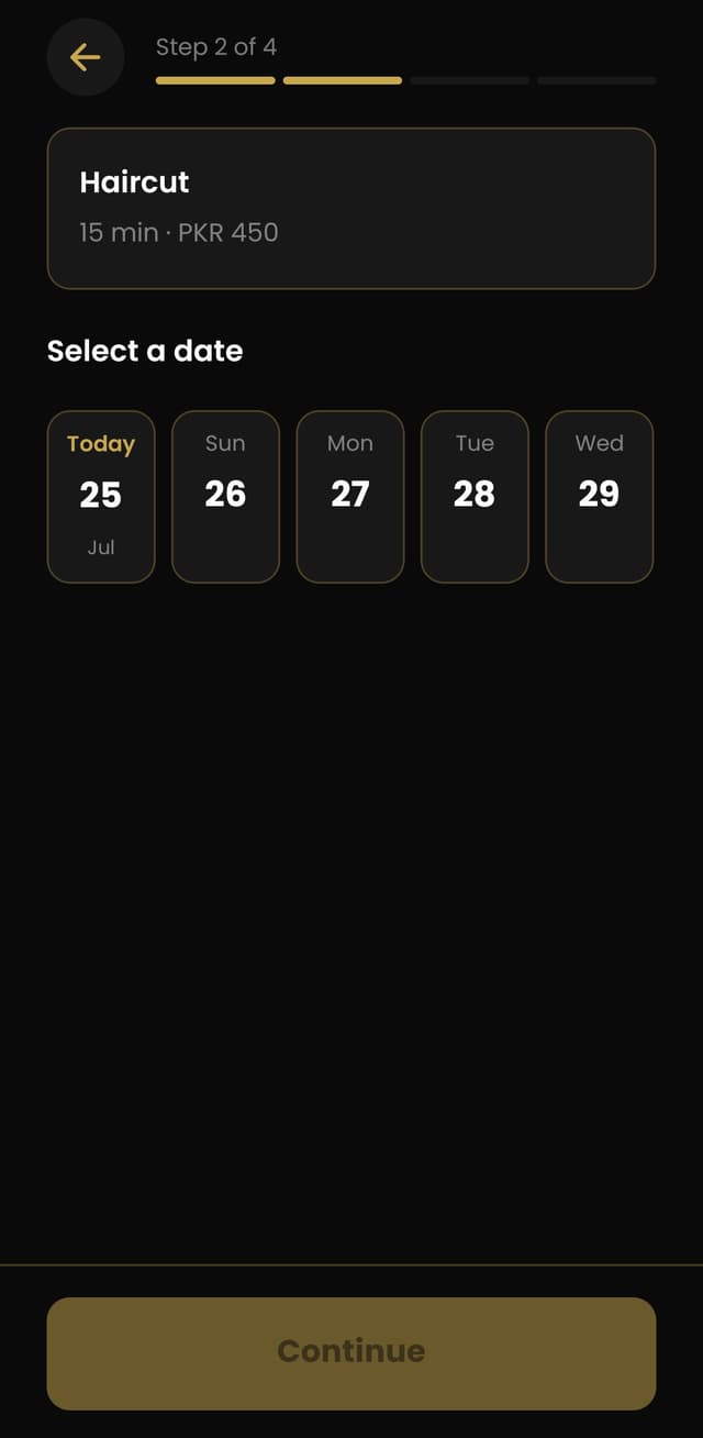 Zaplon customer app - browse salons